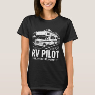 T-shirt Camping en camping-car pilote de camping-car appré