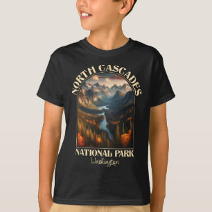 T-shirt Camping en saison automnale dans le parc national