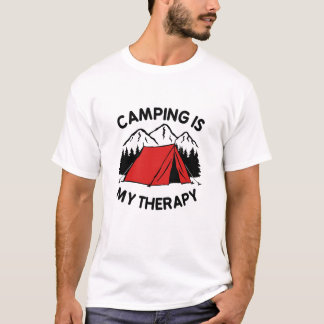 T-shirt Camping est ma thérapie