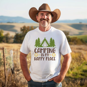 T-shirt Camping est mon Happy Place