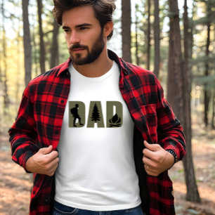 T-shirt Camping et père de randonneur randonnée