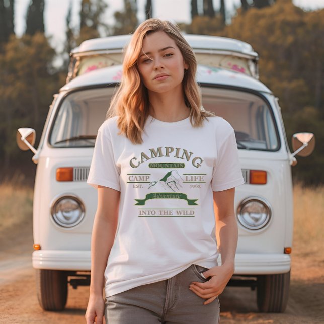 T-shirt Camping extérieur vie de camping (Créateur téléchargé)