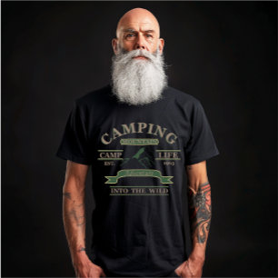 T-shirt Camping extérieur vie de camping