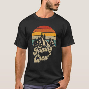T-shirt Camping familial Camping extérieur Sunset Summer C
