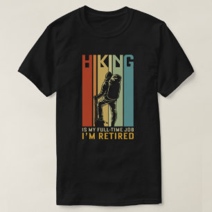 T-shirt camping feu montagnes wanderlust, randonnée