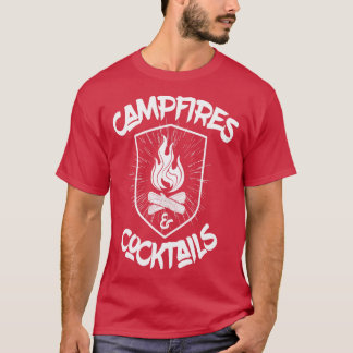 T-shirt Camping Feux de camping et cocktails 6