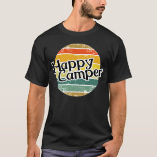 T-shirt Camping heureux Rétro Camper Vintage garçon de cam