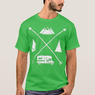 T-shirt Camping hipster RV