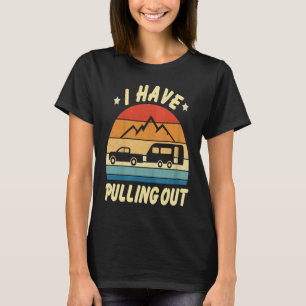 T-shirt Camping Je Déteste Sortir Retro Vintage
