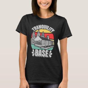 T-shirt Camping Journal Cabine Tranquillité Base Camper Va