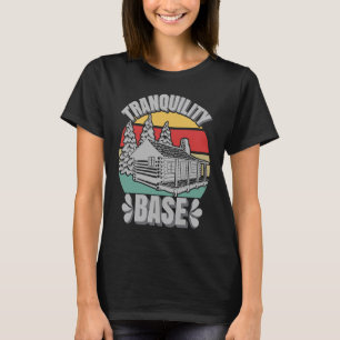 T-shirt Camping Journal Cabine Tranquillité Base Camper Va