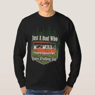 T-shirt Camping Juste Un Père Qui Hait Sortir Un Mari