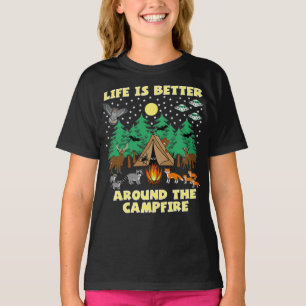 T-shirt CAMPING-LIFE EST MEILLEUR, Camping Drôle Avec Crit