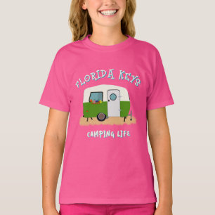 T-shirt Camping Life Florida Keys camping-car 