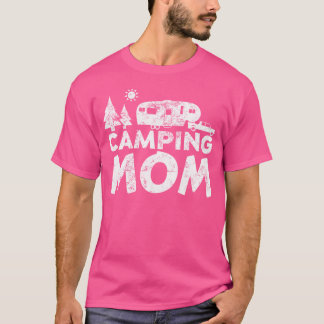 T-shirt Camping Maman Chemise 5E Roue Camper Rv Vacances G