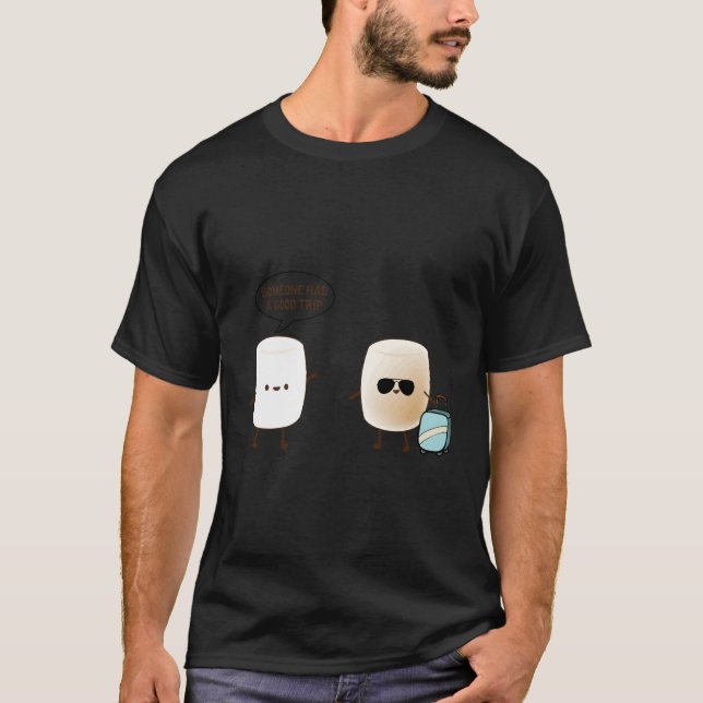 T-shirt Camping Marshmallow Travel S'More (Devant)
