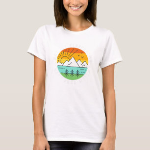 T-shirt Camping Nature Forêt Camper Aventure Camping-car