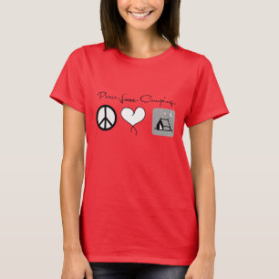 T-shirt Camping Peace Love