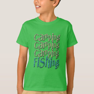 T-shirt Camping Pêche