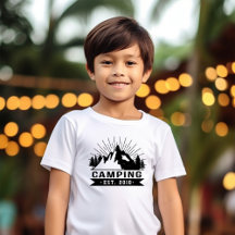 T-shirt Camping personnalisé