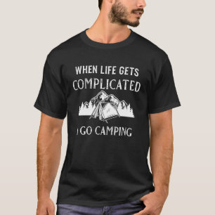 T-shirt Camping randonnée en plein air