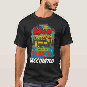 T-shirt Camping Retro Travel Trailer Caravan Pluss extérie