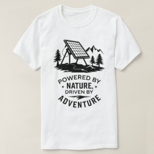 T-shirt Camping solaire Aventure Nature Design