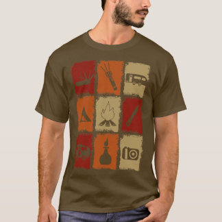 T-shirt Camping Stuff Retro 2
