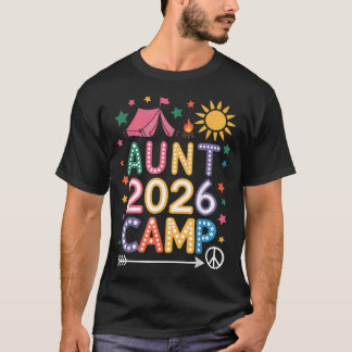 T-shirt Camping Tante 2026 Vacances Familiales Été