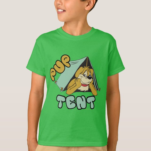 T-shirt Camping Tente Pup (Devant)