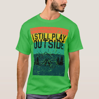 T-shirt Camping Tente Retro