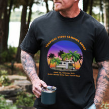 Camping Tropical Motorhome Texte personnalisé