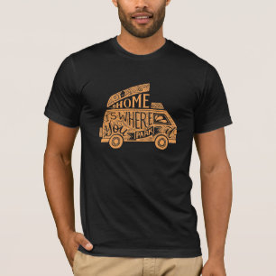 T-shirt Camping Van Life Fun Citation Inspirationnelle T-s