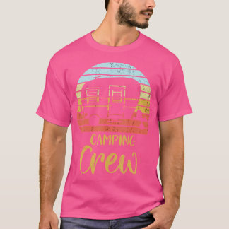 T-shirt Camping vintage Camping Crew Funny Matching Camp