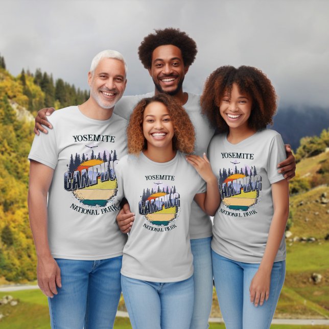 T-shirt Camping Yosemite National Park voyage en famille (Créateur téléchargé)