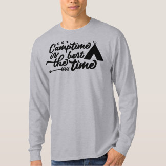 T-shirt Camptime Est le Meilleur Moment | Typographie de C