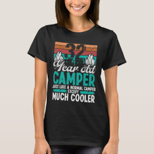 T-shirt Campuriste de 32 ans à la recherche de camping vin
