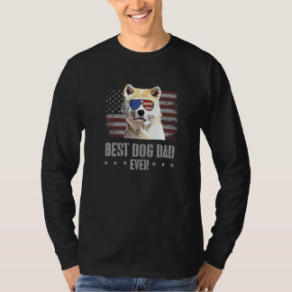 T-shirt Canaaan Chien Meilleur Papa Jamais Rétro États-Uni