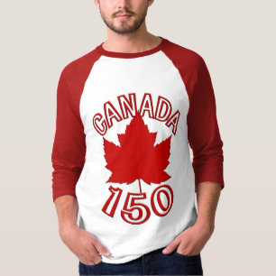 T-shirt Canada 150 Baseball Jersey Canada 150 Chemises