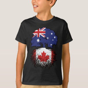 T-shirt Canada Australie Australie racine d'arbre
