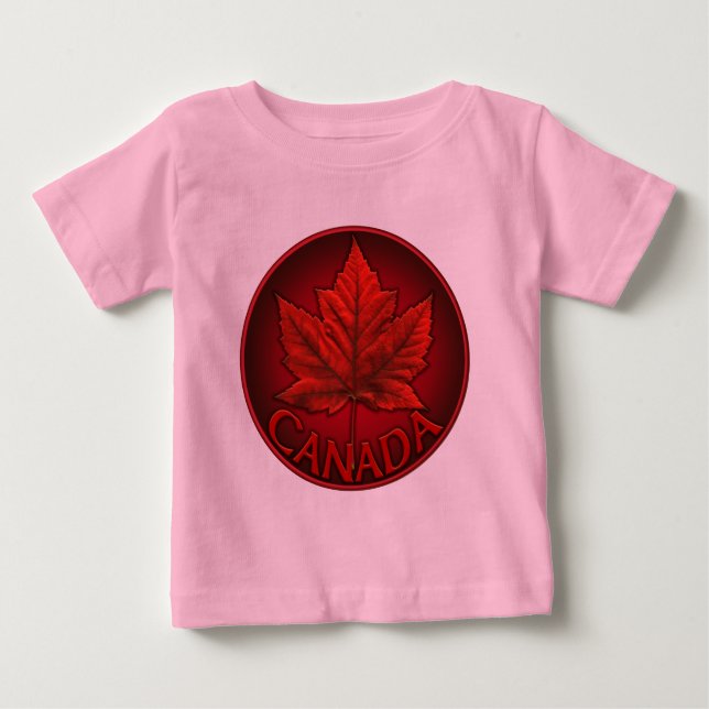 T-shirt Canada bébé Chemises de bébé Souvenir Cana (Devant)