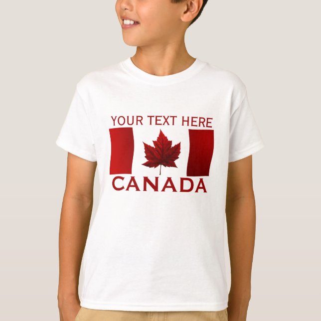 T-shirt Canada Chemise canadienne pour enfants Sweatshirt  (Devant)