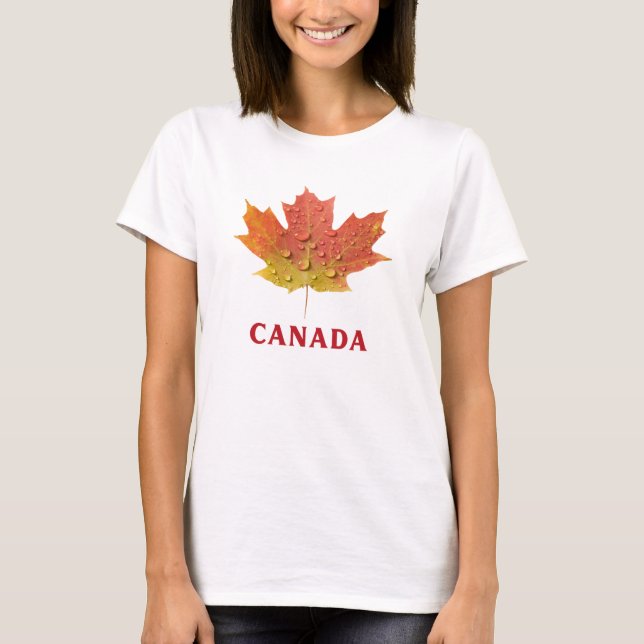 T-shirt Canada Feuille d'érable pour femmes (Devant)