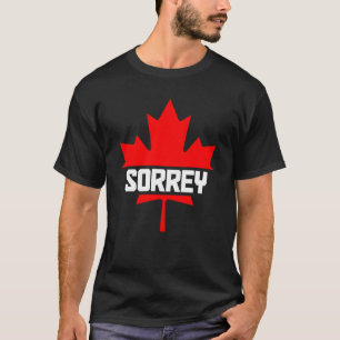 T-shirt Canada Feuille d'érable Sorrey Drapeau canadien 1