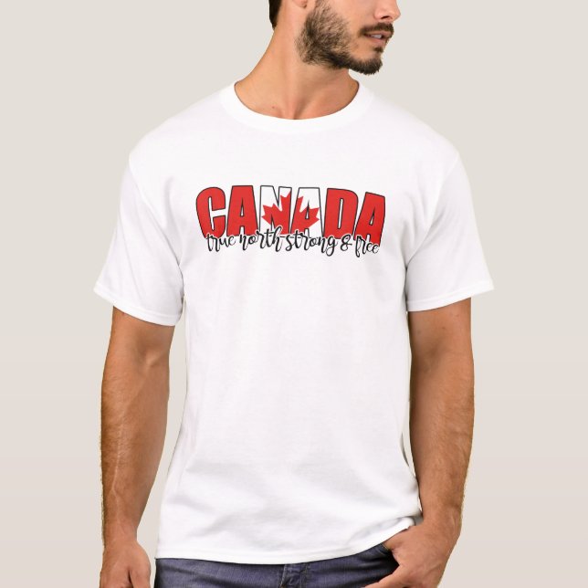 T-shirt Canada Fort True-North (Devant)