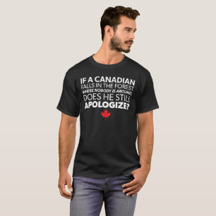 T-shirt Canada, Humour canadien - Excusez-moi - Grosse nou