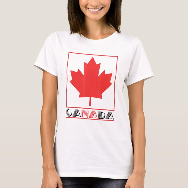 T-shirt Canada Maple Leaf (Devant)