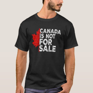 T-shirt Canada Non à Vendre Jamais 51 État Allié Feuille C
