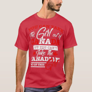 T-shirt Canadian Girl Women Venin Maple Leaf 