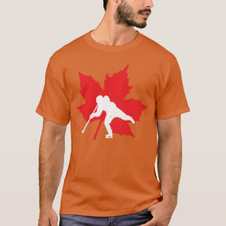 T-shirt Canadian Hockey Maple Leaf Canada Sports Fierté re
